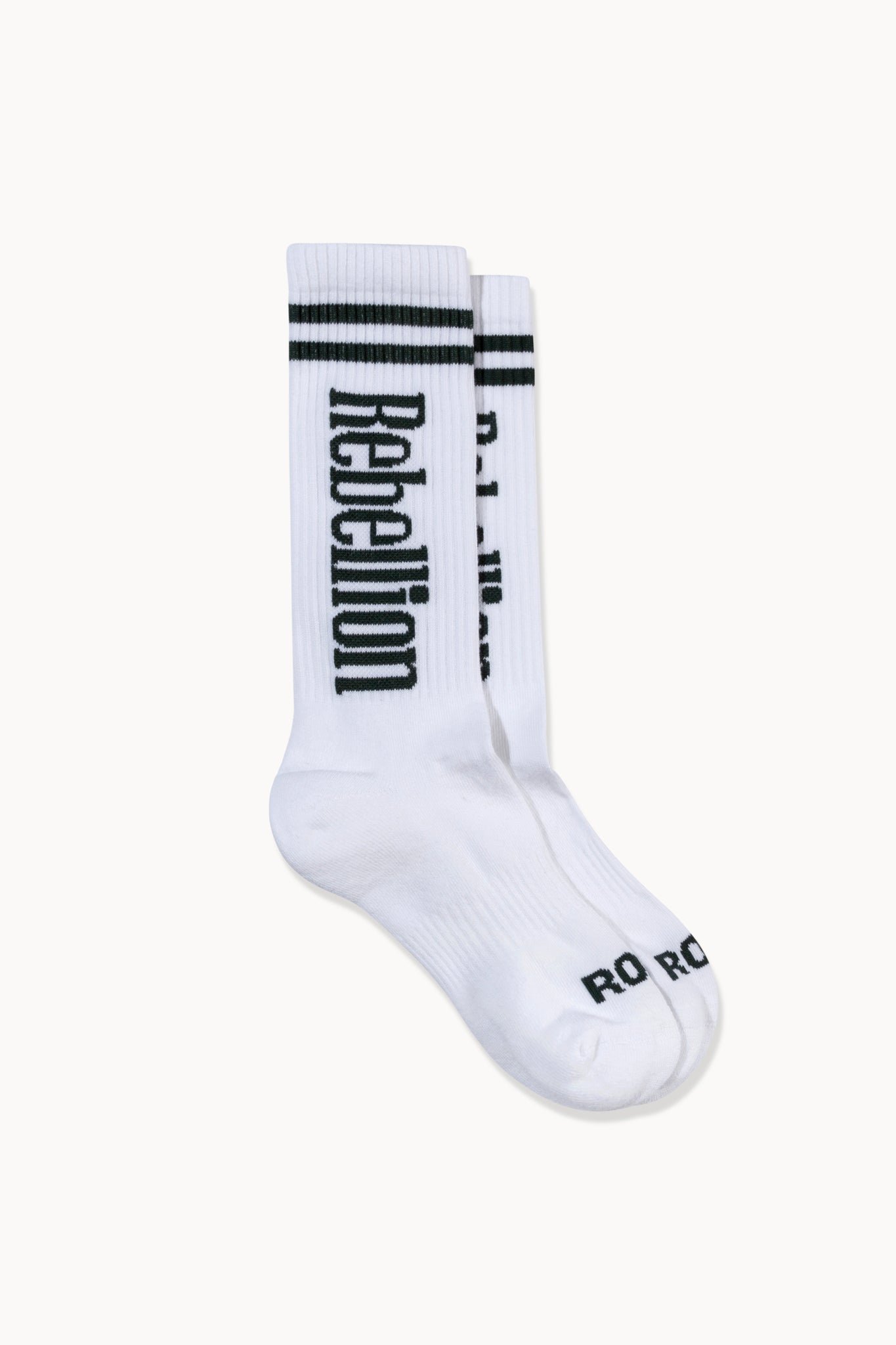 IR Logo Crew Socks (White) – Iron Rebel